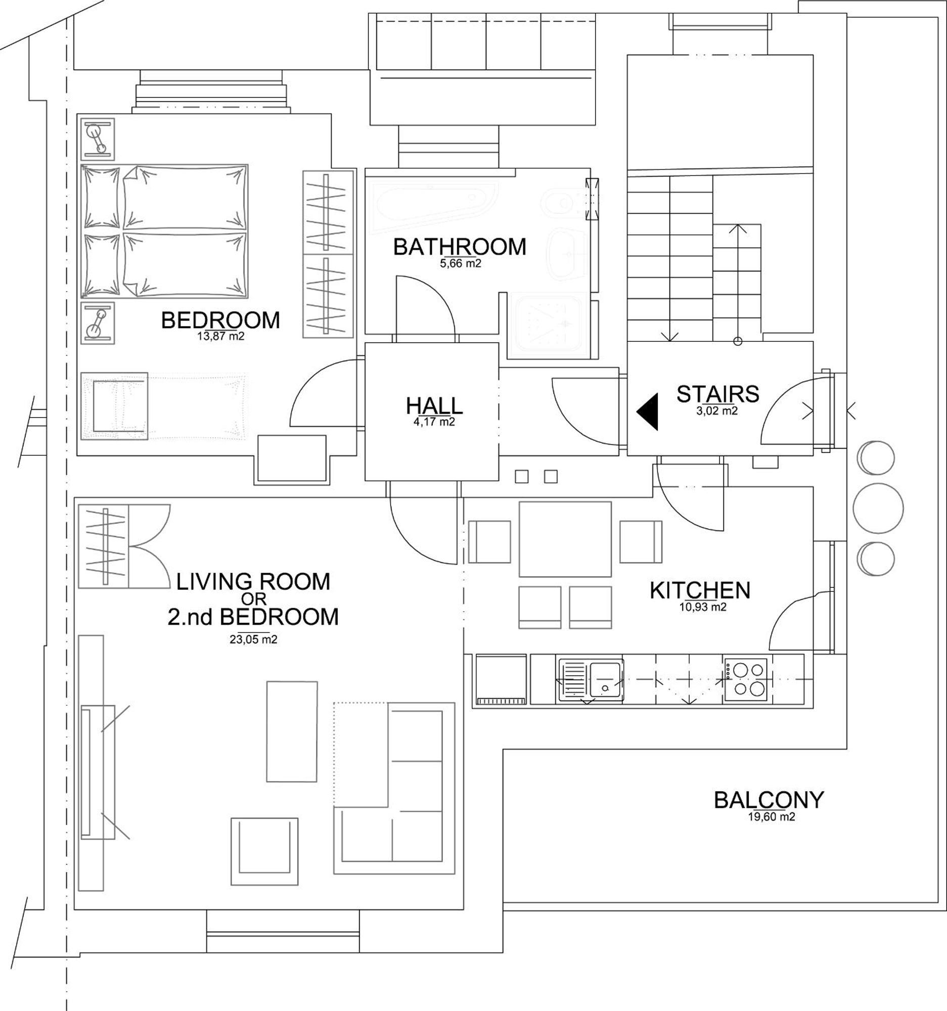 Apartment Kosatcova Praha Eksteriør bilde